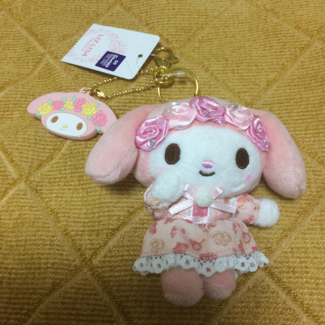 リズリサ×マイメロディ コラボ リズメロ マスコット キーホルダー 5点