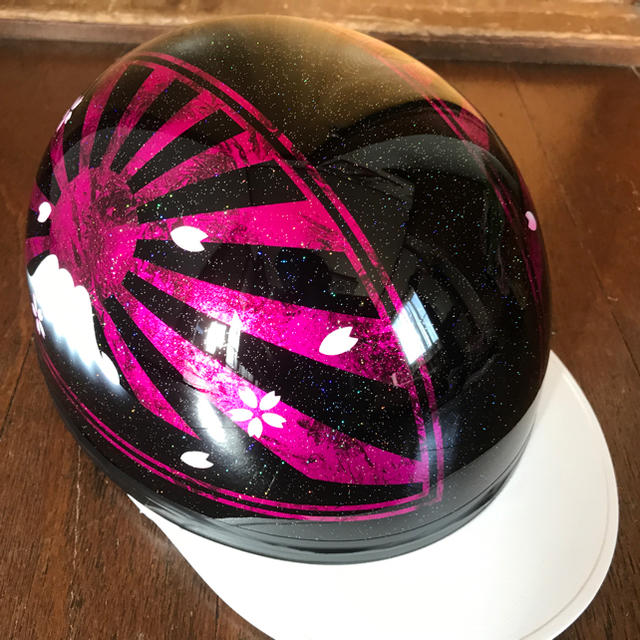 新品塗装 キャンディーピンクラメ 七色ラメ入り 富士日章 コルク半