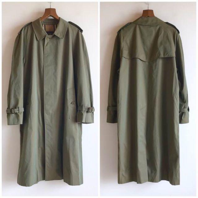 BURBERRY - 英国製 ロング丈 バーバリー ビンテージ シングルトレンチ