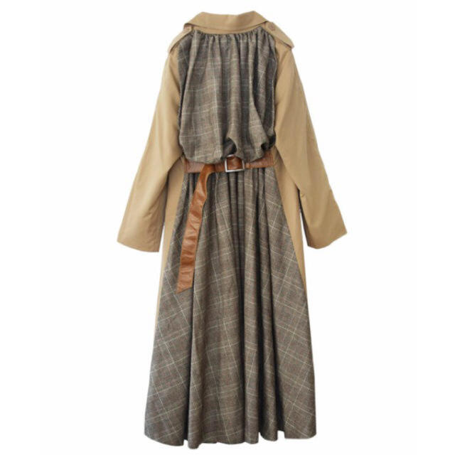 Ameri VINTAGE BALLOON CHECK GATHER JK