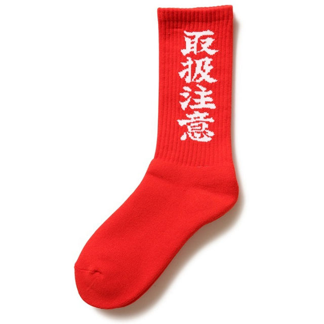 BLACK EYE PATCH LABEL SOCKS ソックス 靴下 取扱注意の通販 by Blue
