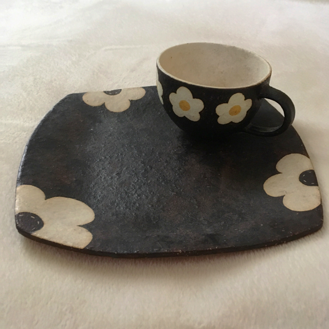 三ツ持啓 金井啓 さくらんぼ プレート 金井啓 プレート 大 大 黄 三ﾂ