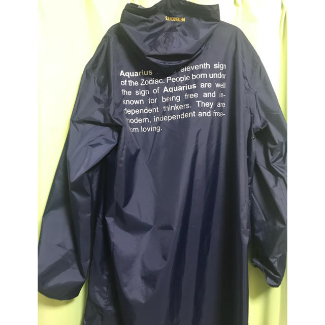 BALENCIAGA - Vetements レインコート raincoat Aquariusの通販 by J