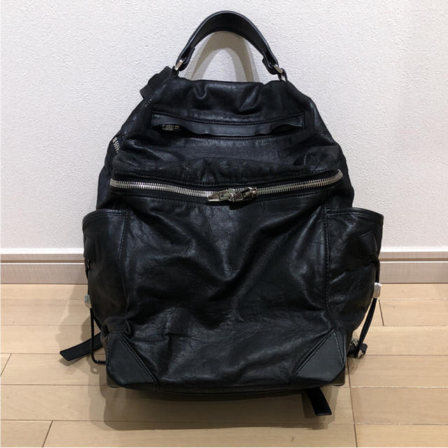 Alexander Wang - アレキサンダーワン リュック オールレザー 黒 ユニ