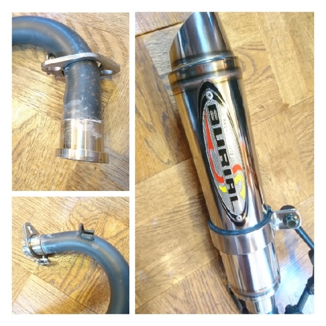 Bulial ベリアル XR100モタード用 GP・M1ストリートマフラーの通販 by