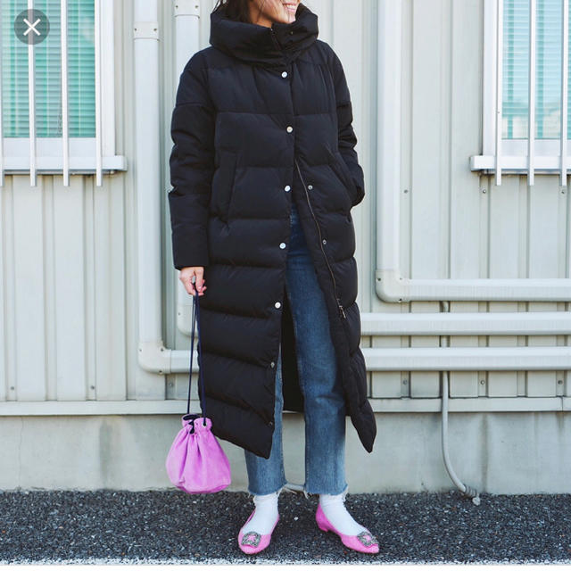 ZARA - 田中彩子さん着用 ZARA ロングダウン XS ayakoバッグの通販 by
