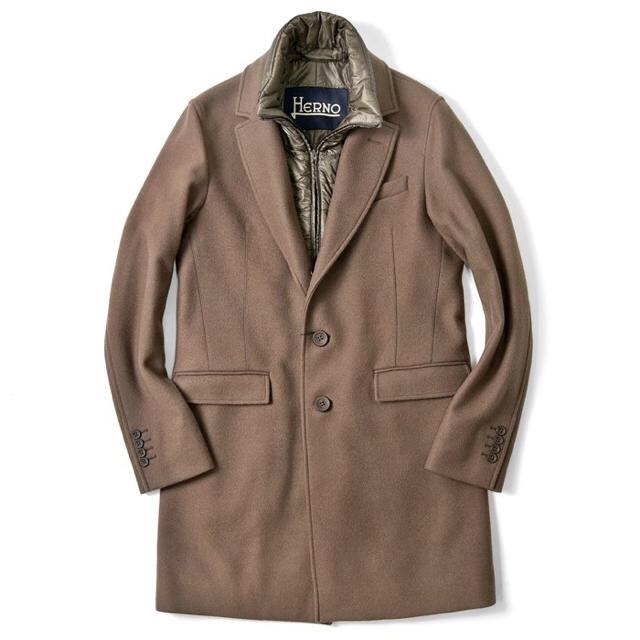 HERNO - HERNOチェスターコートベージュの通販 by み's shop｜ヘルノ