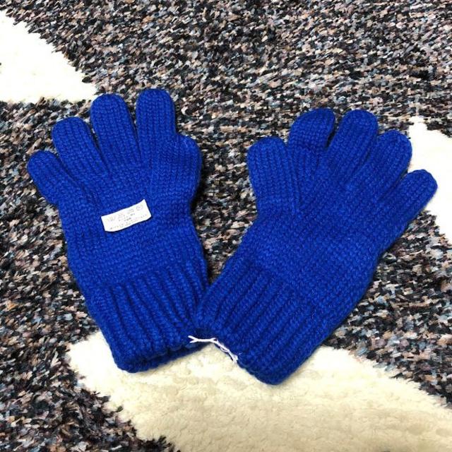 angelblue - 新品♪エンジェルブルー♪ニット手袋（ブルー）定価5145円