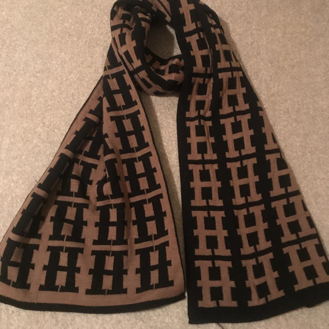 HERMES - エルメス ロゴ マフラーの通販 by 売り尽くしセール中