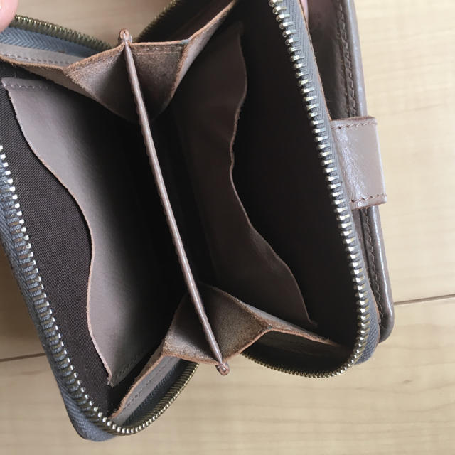 IL BISONTE - イルビゾンテ グレージュ 折りたたみ財布の通販 by shii