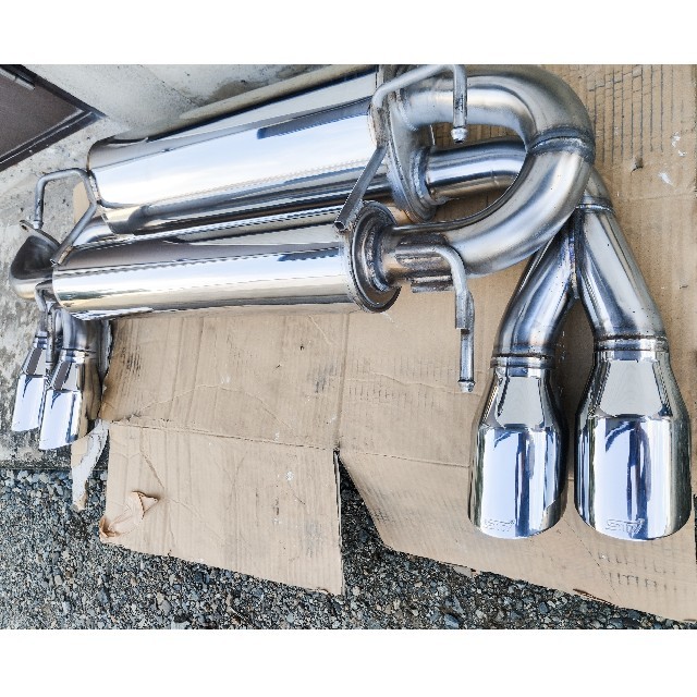 インプレッサGRB 純正オプション STIスポーツマフラー 程度極上！の