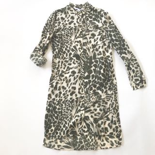 DIANE von FURSTENBERG（レオパード ・ ひざ丈ワンピース）のフリマ