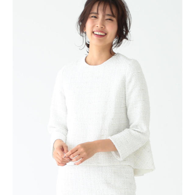 Demi-Luxe BEAMS - Demi-Luxe BEAMS / ミックスツイード プルオーバー