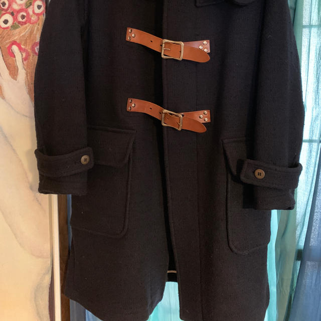 General Research - ジェネラルリサーチ レザーベルトダッフルコートの