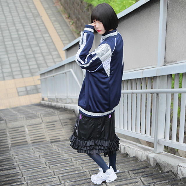 keisuke kanda - keisuke kanda ぶかぶかのレース手縫いのジャージ