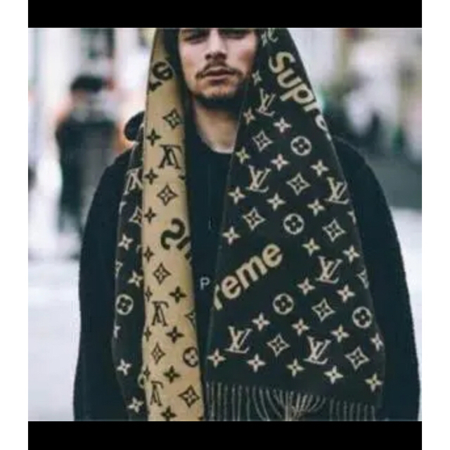 LOUIS VUITTON - LOUIS VUITTON ✖️ SUPREME マフラーの通販 by