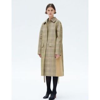 セリーヌ CÉLINE チェック柄トレンチコート36 新品同様品 CELINE