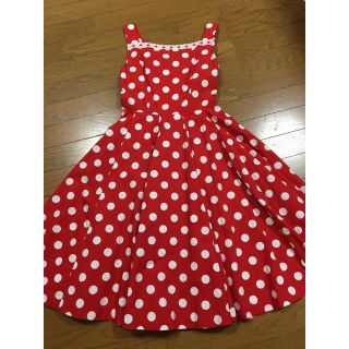 metamorphose temps de fille（ドット ・ ひざ丈ワンピース）のフリマ