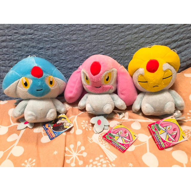 ポケモン - ポケモン ぬいぐるみ ユクシー・アグノム・エムリット 3体