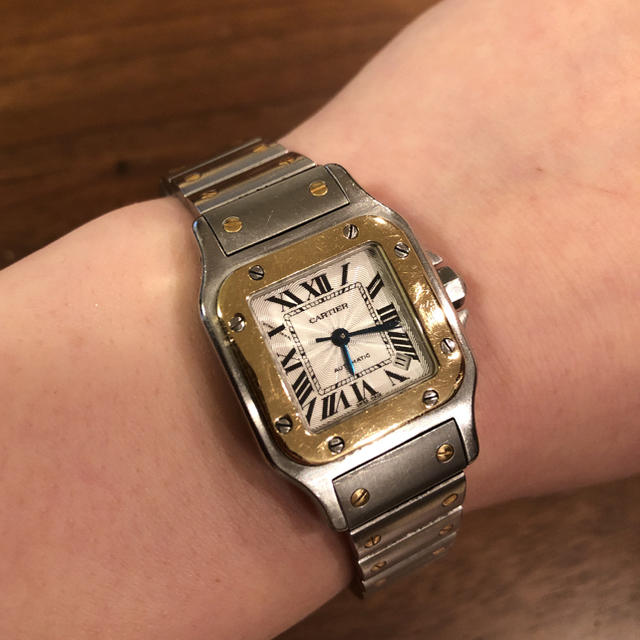 Cartier - カルティエ レディース 腕時計 サントス ガルべSM コンビ AT