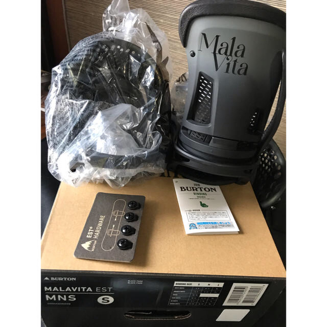 BURTON - 【新品未使用】Burton malavita EST ビンディング Sサイズの