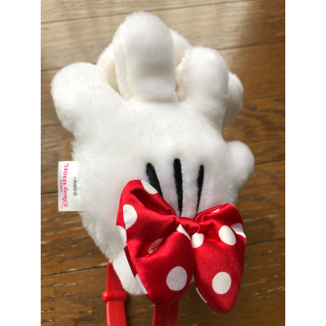 Disney - ディズニー ミニー 手 耳当て イヤーマフラー カチューシャの