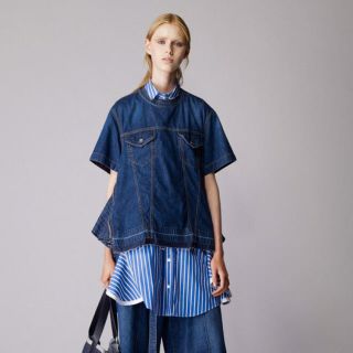 sacai フラワーレース 半袖プルオーバー