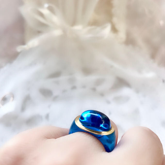 Baccarat - バカラ リング クリスタル 指輪 Baccarat サファイアの通販