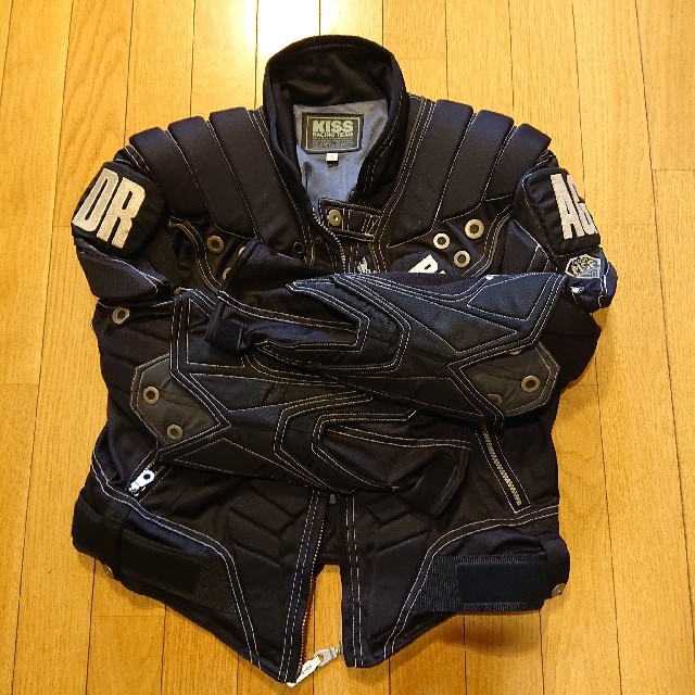 ライダースジャケット/KISS /キスレーシングチーム/ブラック/バイク の