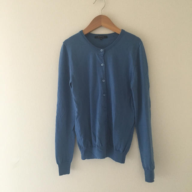 TOMORROWLAND - MACPHEE マカフィー カーディガン /青 ブルーの通販 by