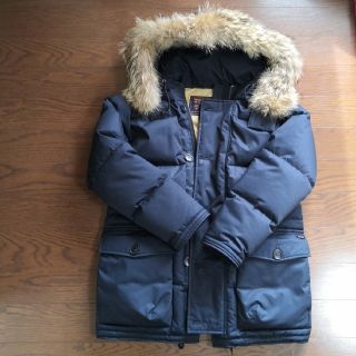 WOOLRICH（ダウンジャケット ・ ブルー・ネイビー/青色系）のフリマ