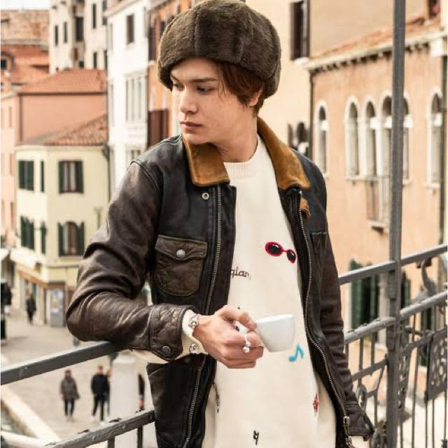 glamb - ブレインレザーレザージャケット 岩ちゃん ライダース glamb