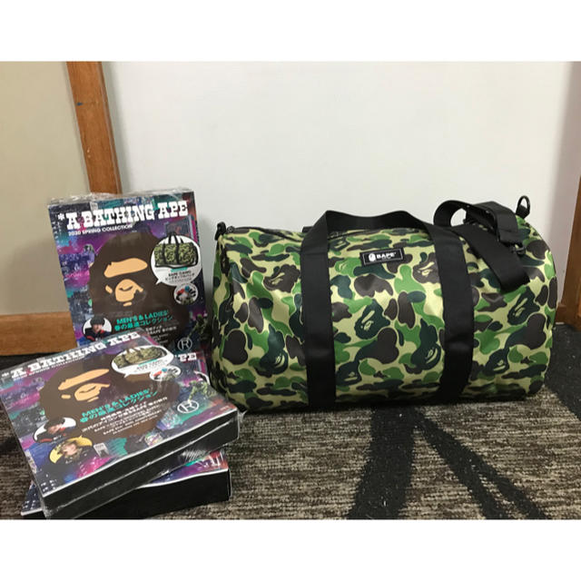 A BATHING APE - Bape Camo ダッフルバッグの通販 by kiomee's shop