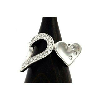 アスプレンディ K18WG ダイヤモンド ピンキーリング 現行品 74.8万円の