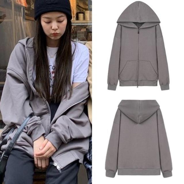 BLACKPINK jennie ジェニー着用 パーカー オーバーサイズの通販 by