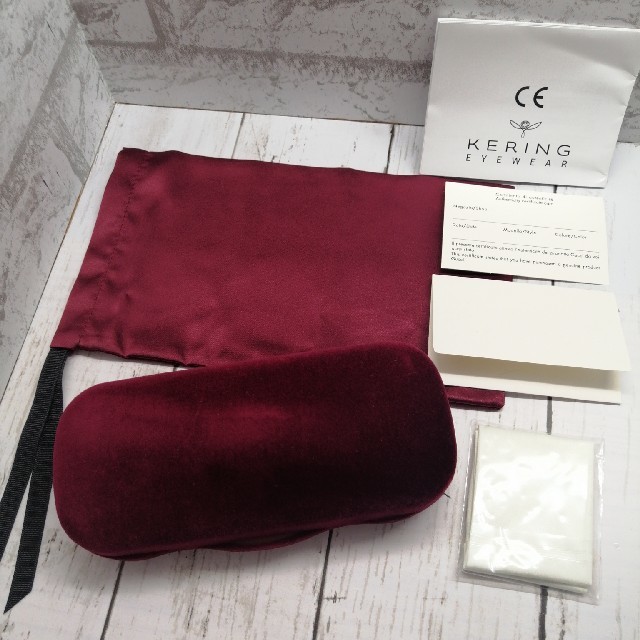 GUCCI - GUCCIグッチ最高級メガネケース ワインレッド赤新品ベロア眼鏡