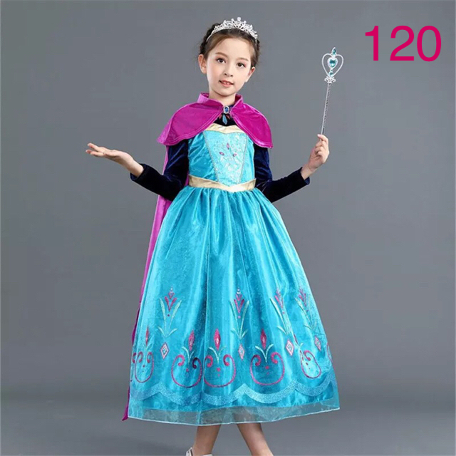 120サイズエルサ ドレス ビビディバビディブティック 公式 120cm