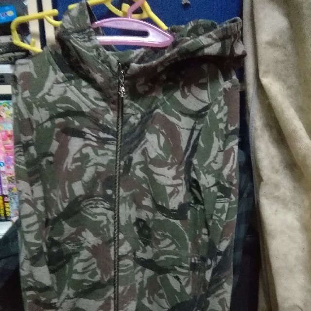 HYSTERIC GLAMOUR - ヒステリックグラマー迷彩ジップアップパーカーの