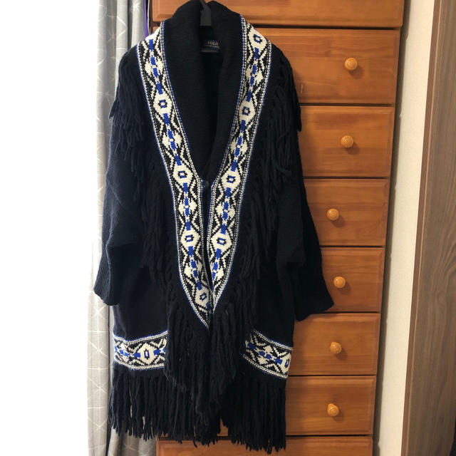 POLO RALPH LAUREN - ラルフローレン フリンジ ネイティブ柄 ガウン