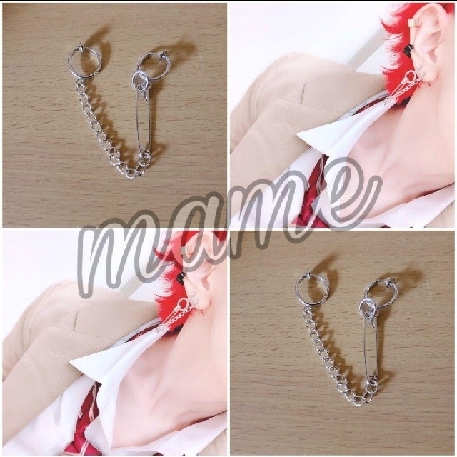 ちぃ様 専用】☆すとぷり☆莉犬くんピアス✩.*˚安全ピン⑥の通販 by