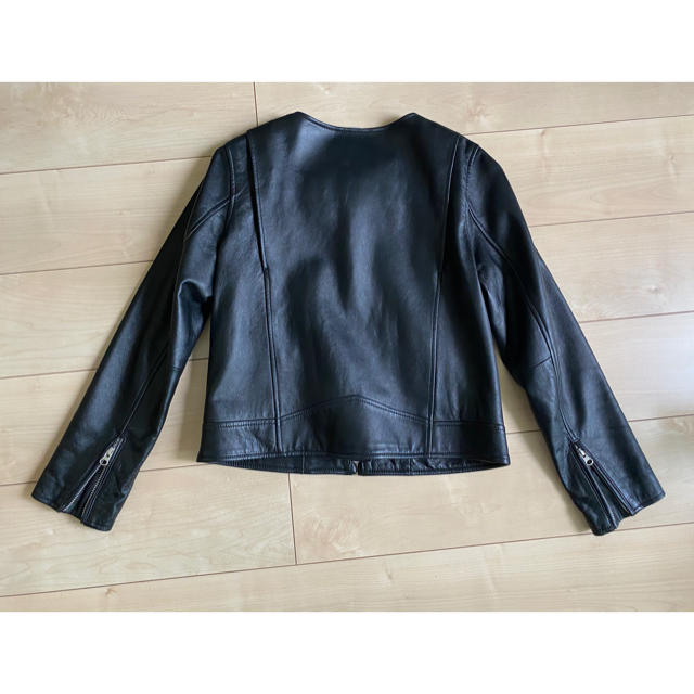 SLOBE IENA - SLOBE IENA ノーカラーライダースジャケット 羊革サイズ