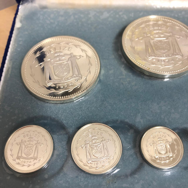 価格上昇中【全て銀貨】ベリーゼ プルーフセット 1974年の通販 by