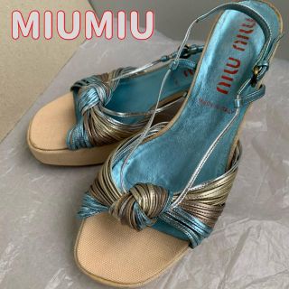 MIU MIU（サンダル ・ ブルー・ネイビー/青色系）のフリマアイテム一覧
