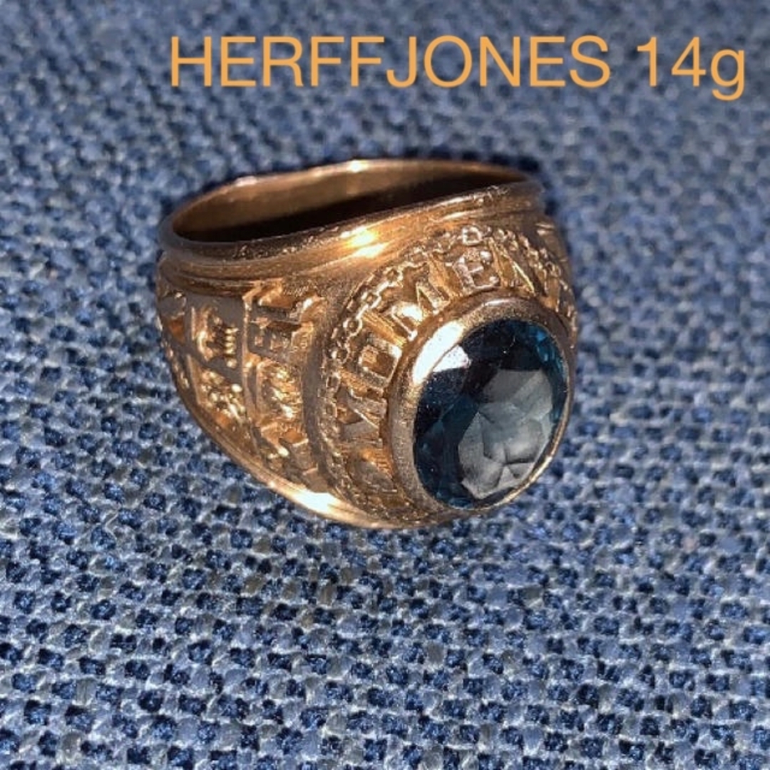 HERFF JONES ハーフジョンズ社製 カレッジリング 20〜21号 10kの通販