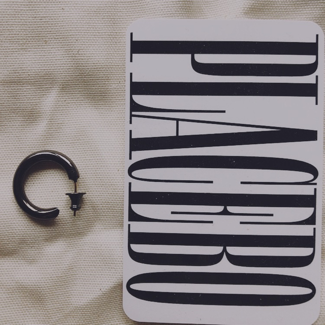 CAREERING キャリアリング フープピアス 501 black 片耳のみの通販 by