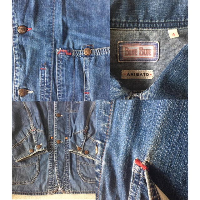 BLUE BLUE - BLUE BLUE×H.R.MARKET denim coverallの通販 by used_boy