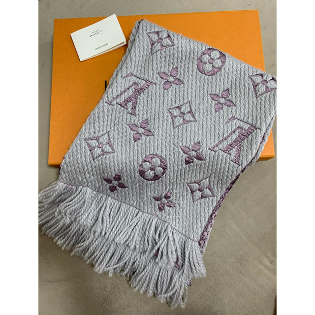 LOUIS VUITTON - ヴィトンマフラー グレーの通販 by m's｜ルイヴィトン