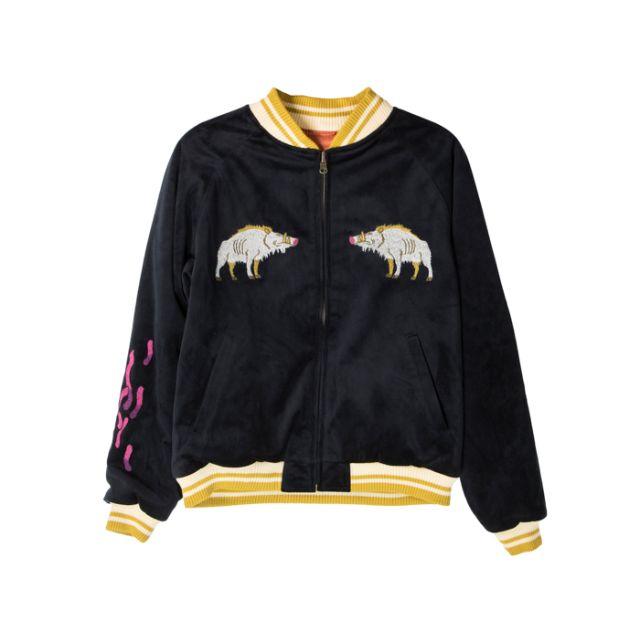 新品未使用 GBL もののけ姫 リバーシブル スカジャン ジブリ Lの通販