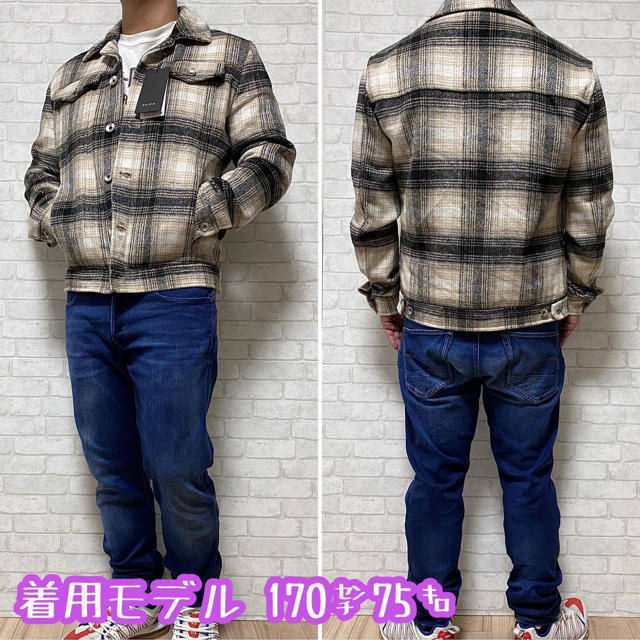 ZARA - ☆新品未使用☆【ZARA】ザラ チェック柄 ジャケット アウター/M