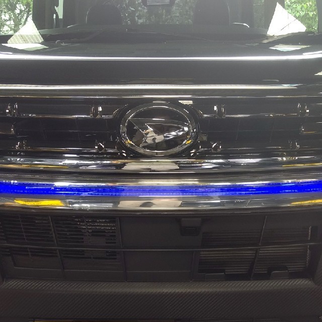 希少☆後期オプションブルーLEDグリルLA600タントカスタムトップ